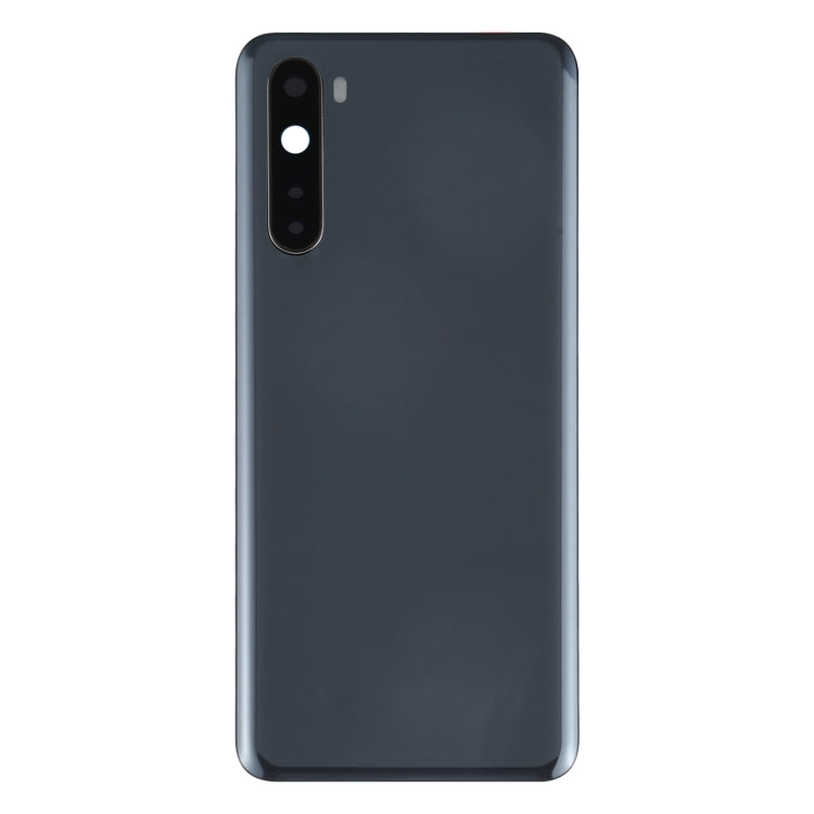 Couvercle arrière de batterie avec couvercle d'objectif d'appareil photo pour OnePlus Nord (gris)