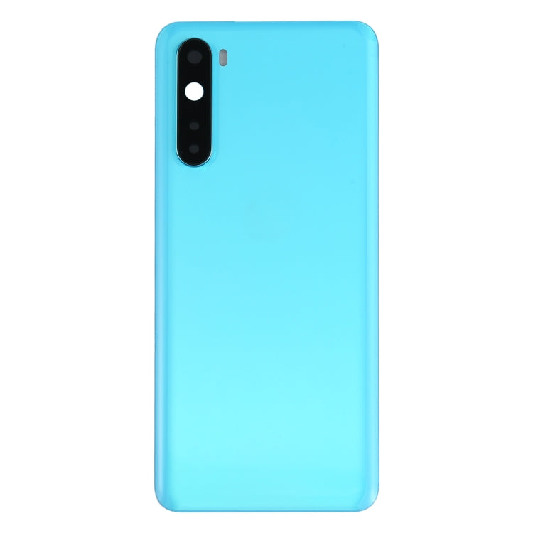 Tapa Trasera de la Batería con la Cubierta de la Lente de la Cámara Para OnePlus Nord (Azul)