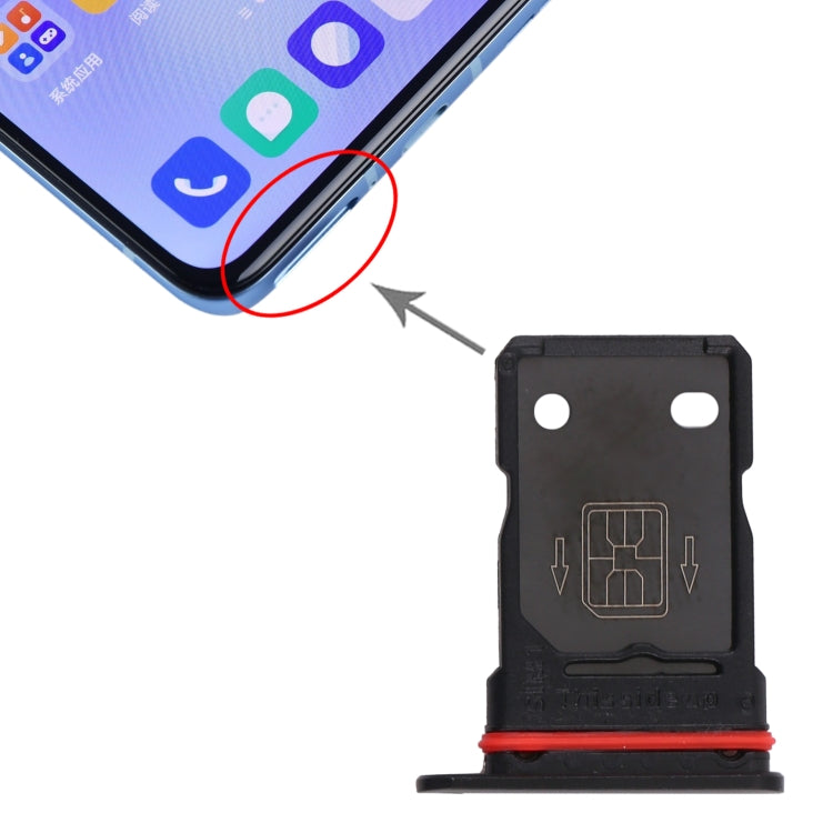 SIM Card + SIM Card Tray for OnePlus 9R (Black)