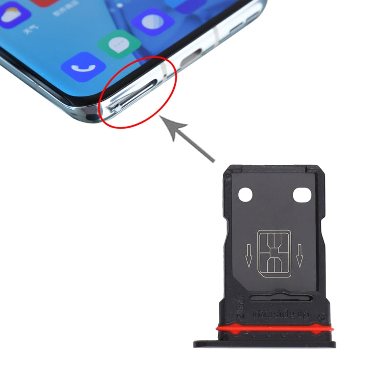 SIM Card + SIM Card Tray for OnePlus 9 Pro (Black)