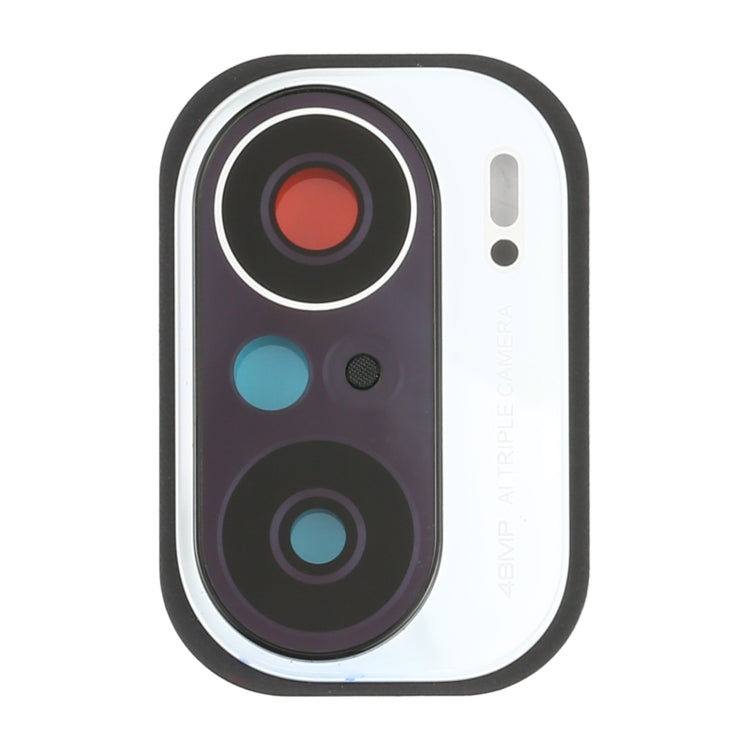 Couvercle d'objectif d'appareil photo pour Xiaomi Redmi K40 (48MP) M2012K11AC (Blanc)