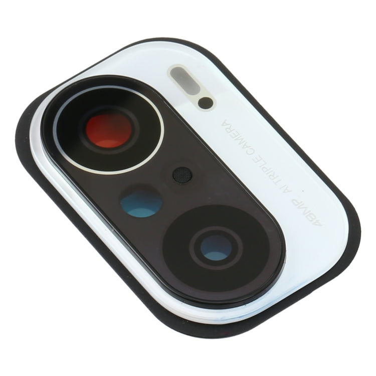 Couvercle d'objectif d'appareil photo pour Xiaomi Redmi K40 (48MP) M2012K11AC (Blanc)