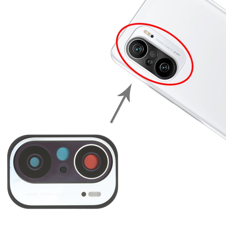 Camera Lens Cover For Xiaomi Redmi K40 (48MP) M2012K11AC (White)