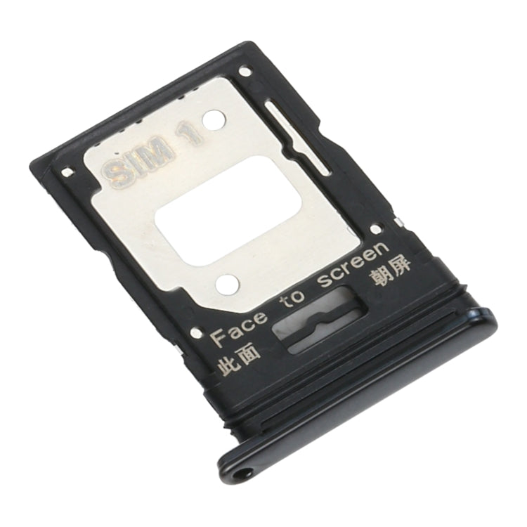 SIM Card Tray + SIM Card Tray / Micro SD Card Tray For Xiaomi MI 11 Lite / 11 Lite 5G NE M2101K9Ag (Black)