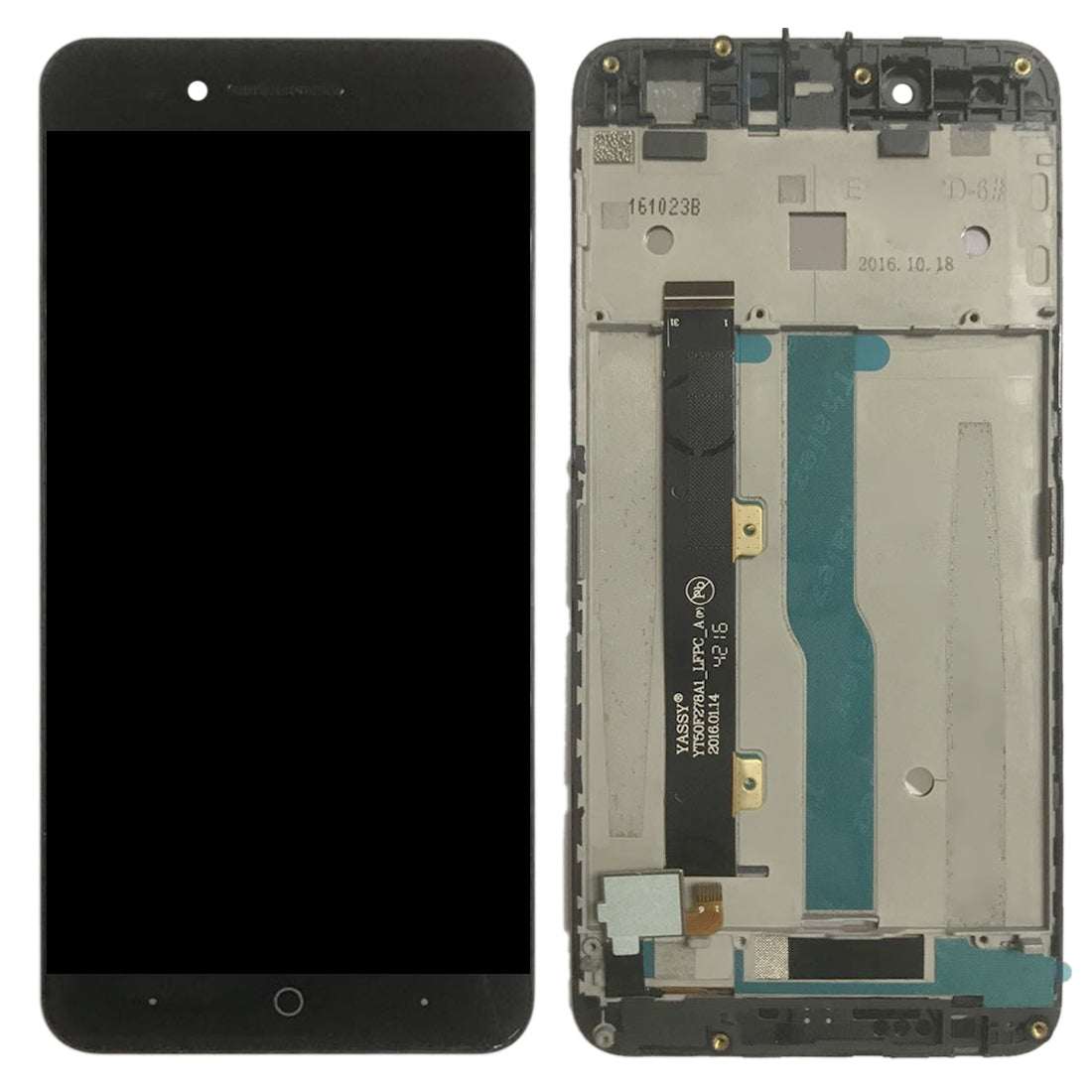 Full Screen LCD + Touch + Frame ZTE Blade A610 A610C A612 Black