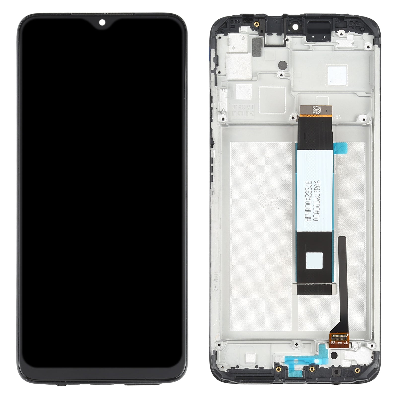 Ecran LCD + Vitre Tactile + Châssis Xiaomi Redmi Note 9 4G Poco M3 Noir
