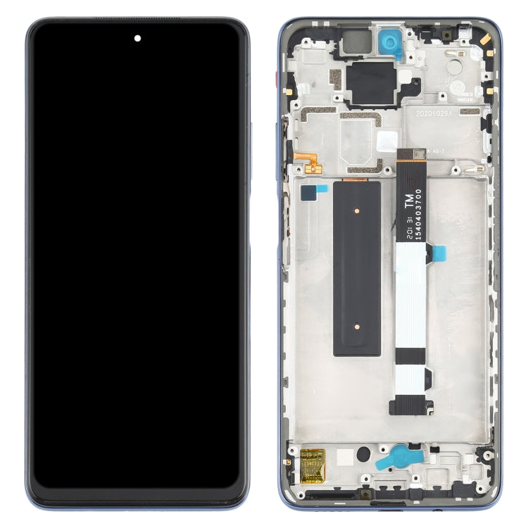 Pantalla LCD Original y Digitalizador Completo con Marco Para Xiaomi Redmi Note 9 Pro 5G / MI 10T Lite 5G M2007J17C M2007J17G (Gris)
