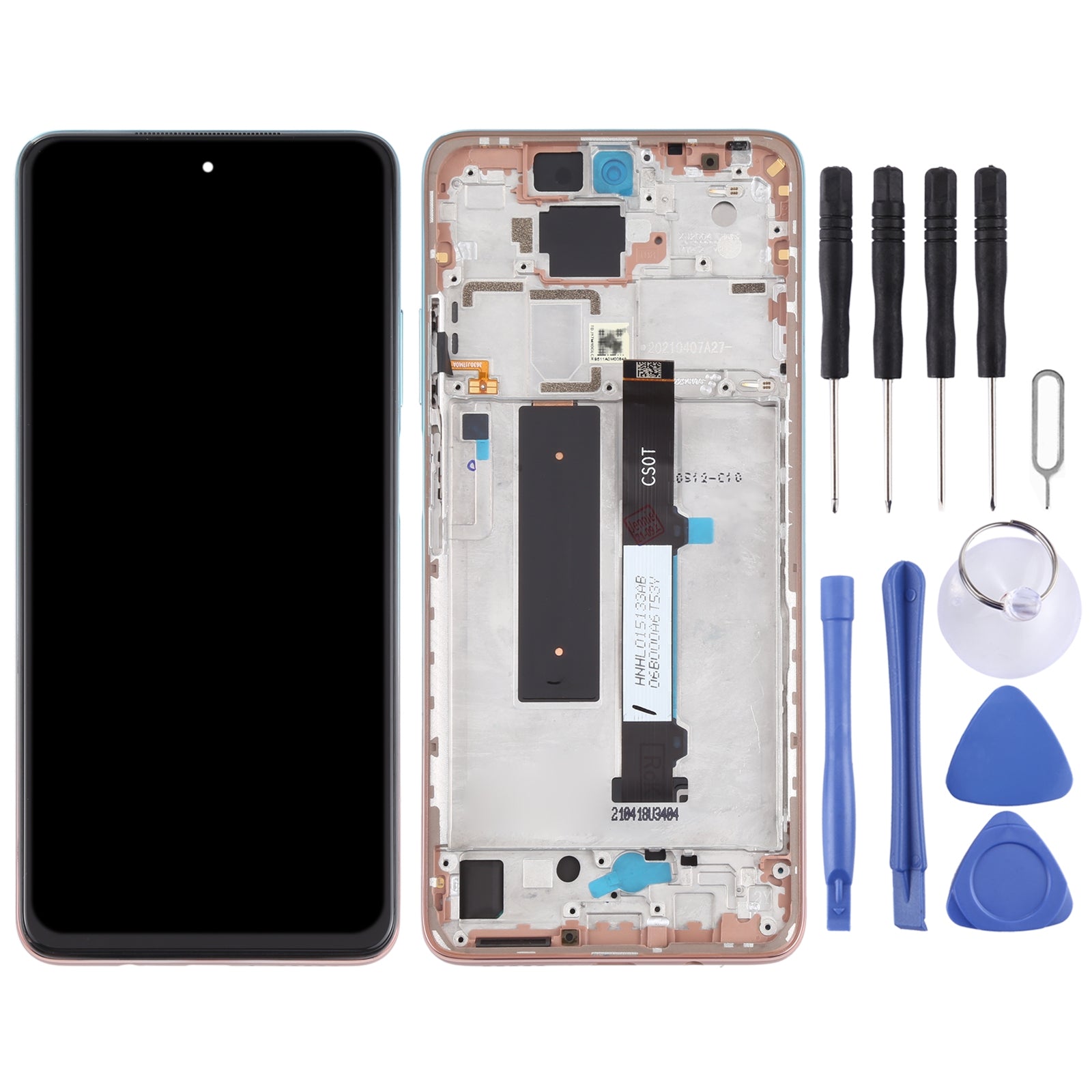 Pantalla LCD + Tactil + Marco Xiaomi Redmi Note 9 Pro 5G / MI 10T Lite 5G Rosa
