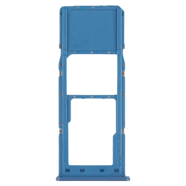 SIM Card Tray + Micro SD Card Tray for Samsung Galaxy A12 SM-A125 (Blue)