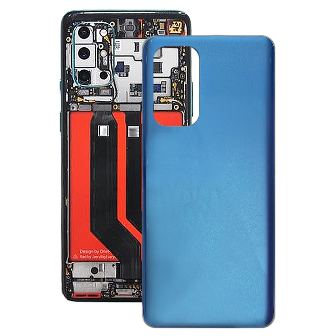 Cache Batterie Cache Arrière OnePlus 9 Bleu