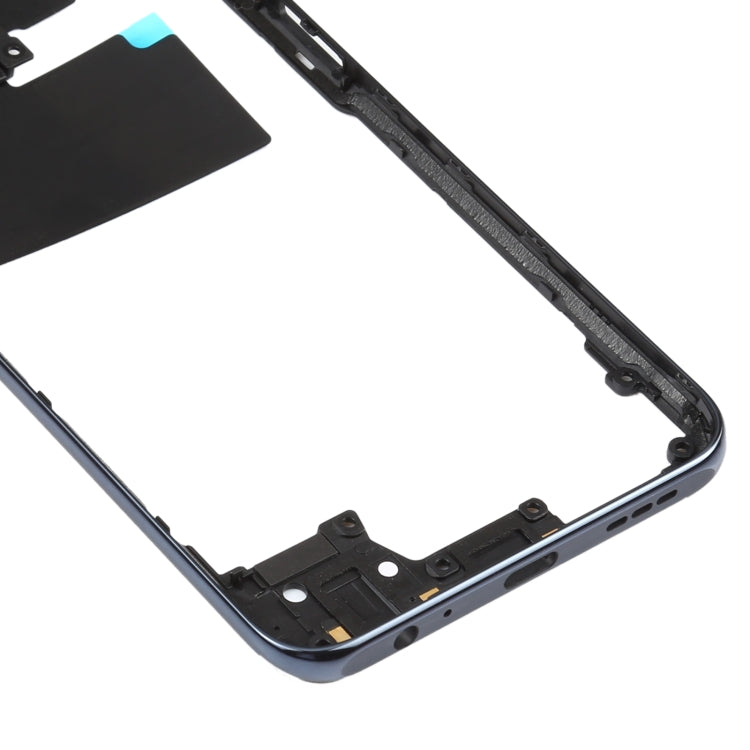 Placa de Bisel del Marco Medio Para Xiaomi Redmi Note 10 M2101K7AI M2101K7AG (Negro)