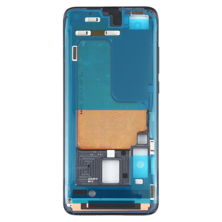 Placa de Bisel del Marco de la caja Delantera Original Para Xiaomi MI 10S (Negro)