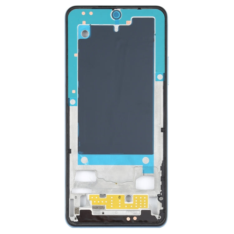 Placa de Bisel del Marco Delantero Original de la caja Delantera Para Xiaomi Poco F3 M2012K11AG (Azul)