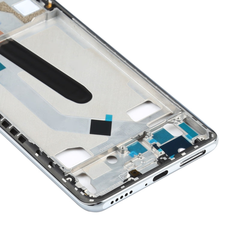 Placa de Bisel del Marco del LCD de la Carcasa Delantera Original Para Xiaomi Poco F3 M2012K11AP (Blanco)