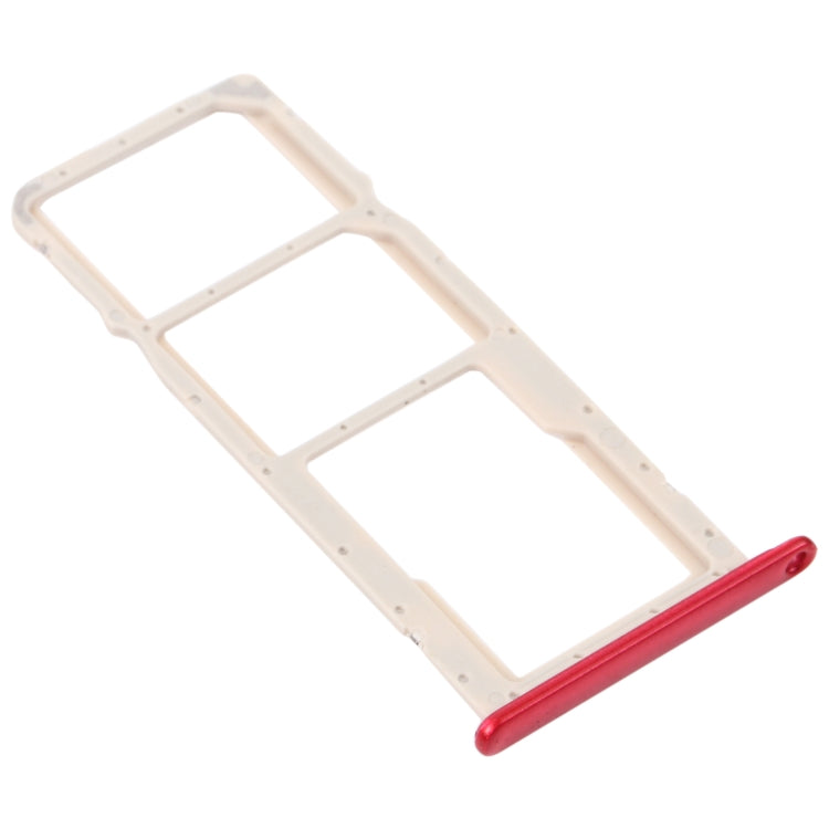 SIM Card Holder SIM Card Tray + Micro SD Card Tray for Honor 8A 2020 (Red)