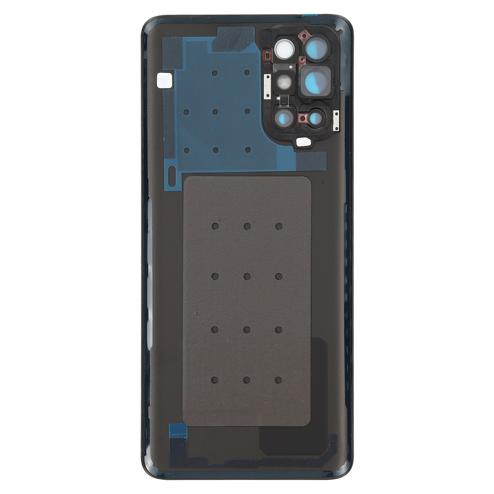 Tapa Bateria Back Cover + Lente Camara Trasera OnePlus 9R Negro