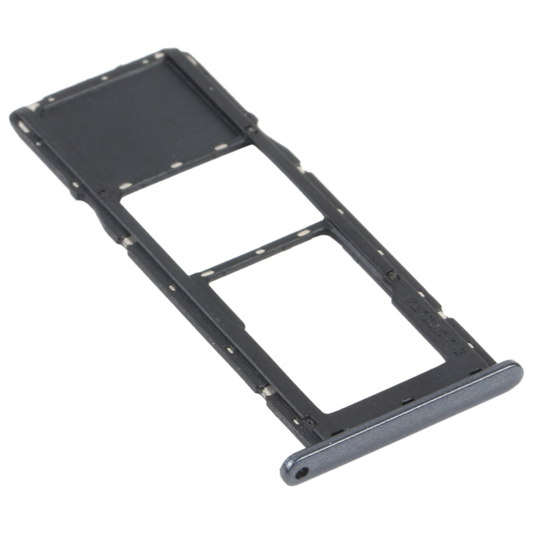 SIM Card Tray + Micro SD Card Tray LG K41S LMK410EMW LM-K410EMW LM-K410 (Silver)