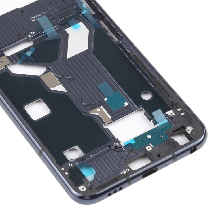 Placa de Bisel de Marco LCD de la Carcasa Delantera LG G8S Thinq LMG810 LM-G810 LMG810EAW (Negro)