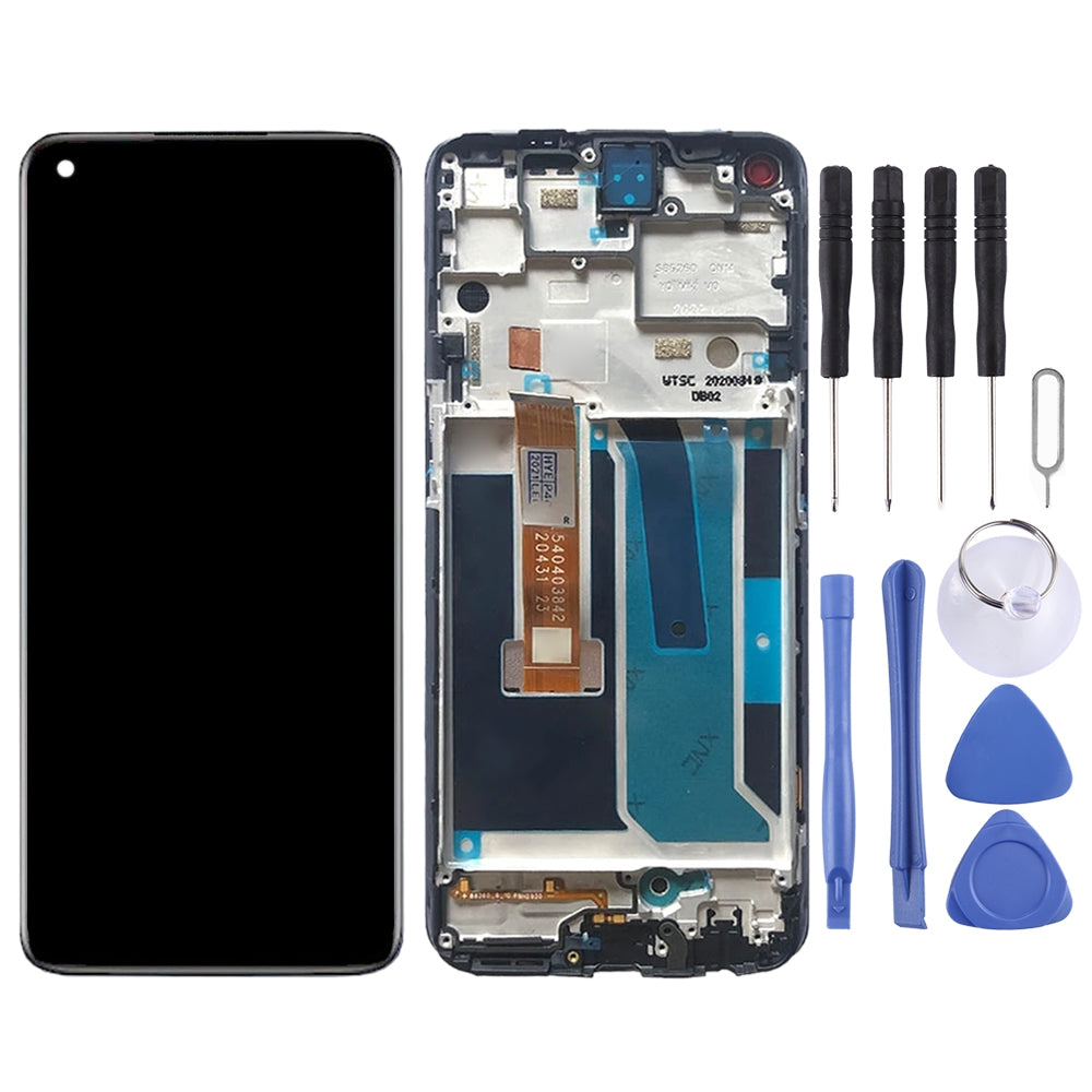 Pantalla Completa LCD + Tactil + Marco OnePlus Nord N10 5G BE2029 Negro