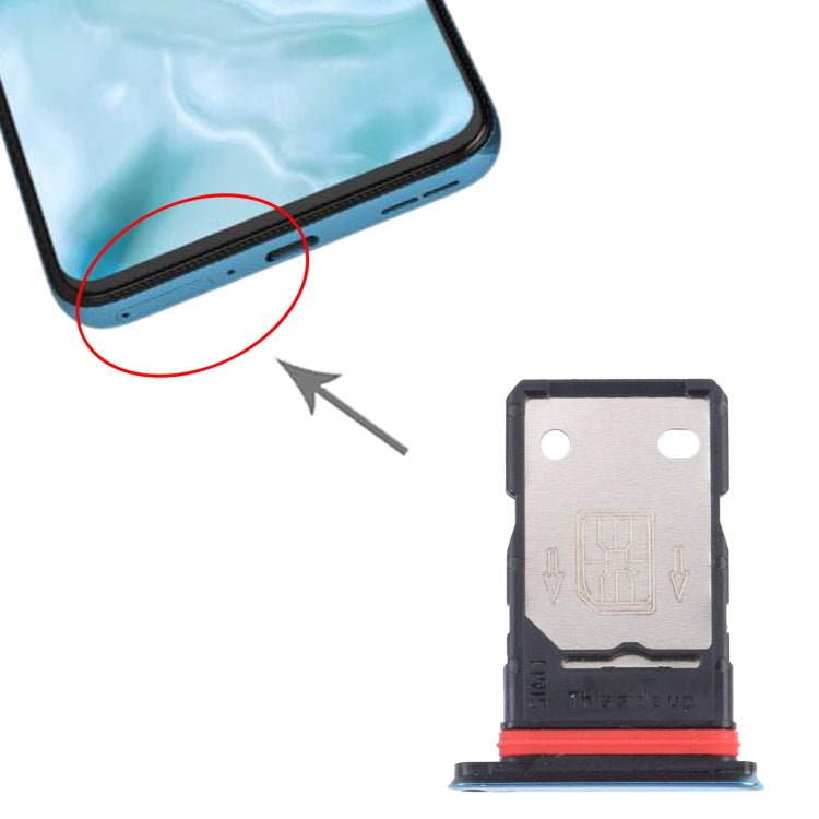 Support de carte SIM Plateau de carte SIM pour OnePlus Nord (Bleu)