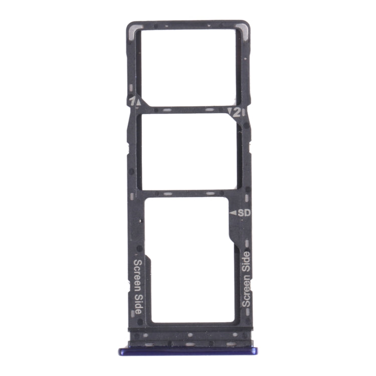 Bandeja de Tarjeta SIM Bandeja de Tarjeta SIM + Bandeja de Tarjeta Micro SD Para Tecno Camon 12 AIR CC6 (Azul)