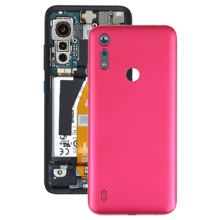 Tapa Trasera de la Batería Para Motorola Moto E6I XT2053-5 (Rojo)