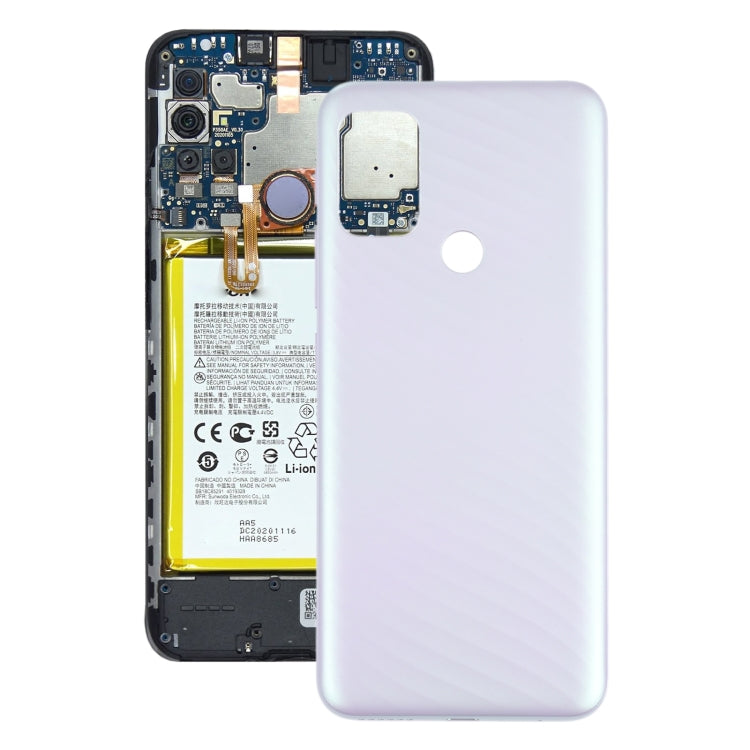 Tapa Trasera de la Batería Para Motorola Moto G10 XT2127-2 (Plata)