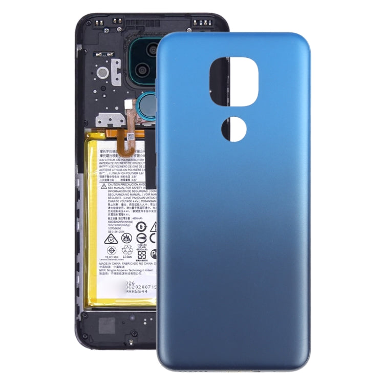 Tapa Trasera de la Batería Para Motorola Moto E7 Plus XT2081-1 (Azul)