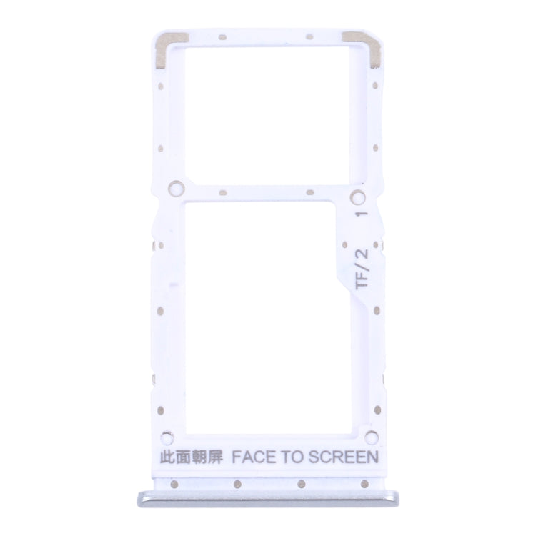 SIM Card Tray SIM Card Tray / Micro SD Card Tray for Xiaomi Redmi Note 10 5G / Poco M3 Pro 5G / Redmi Note 10T 5G M2103K19G M2103K19C M2103K19PG M2103K19PI (Silver)