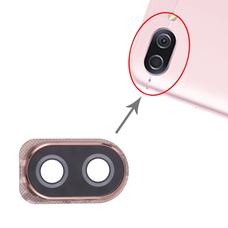 Cubierta de Lente de Cámara Para Asus Zenfone 4 Max zc520kl (Rosa)