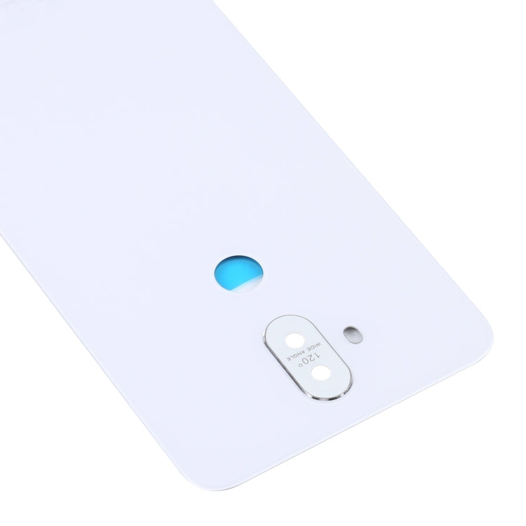 Material de hierba Tapa Trasera de la Batería con Lente de Cámara Para Asus Zenfone 5 Lite zc600kl (Blanco)