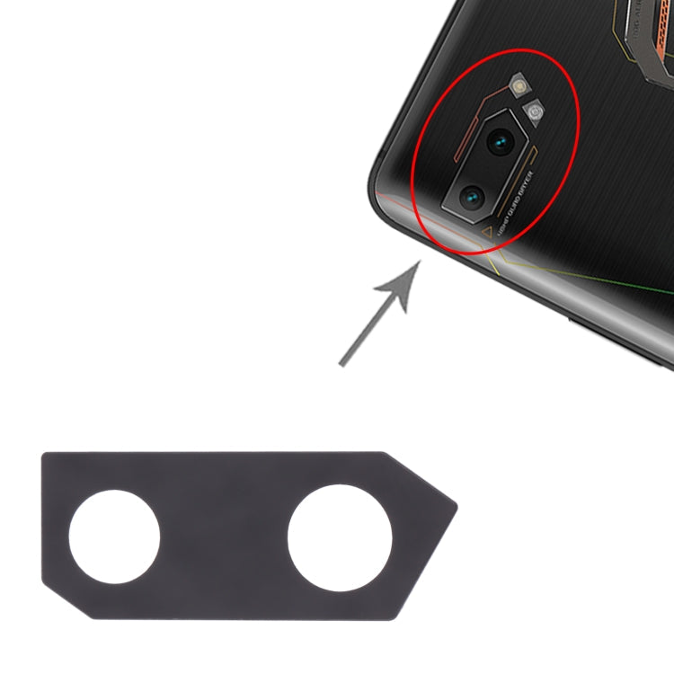 Rear Camera Lens for Asus Rog Phone II ZS660KL (Black)