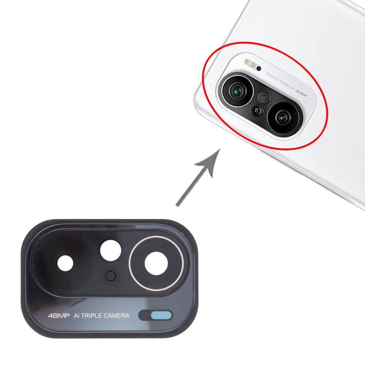 Camera Lens Cover for Xiaomi Poco F3 (48MP) M2012K11AG (Black)