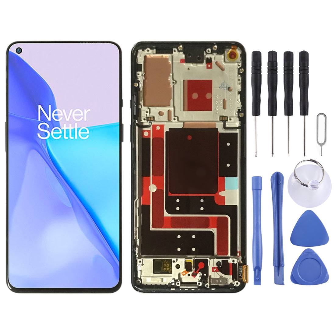Full Screen LCD + Touch + Frame OnePlus 9 LE2113 LE2111 LE2110 Purple