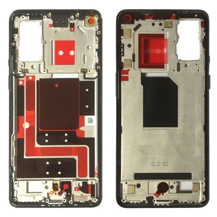 Plaque de cadre intermédiaire pour OnePlus 9 LE2113 LE2111 LE2110 (noir)