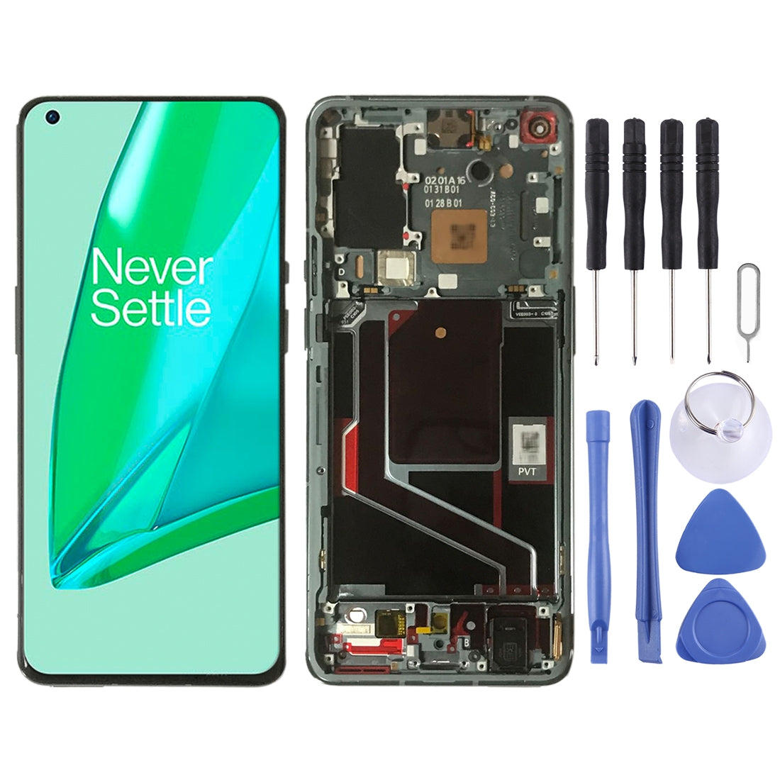 Full Screen LCD + Touch + Frame OnePlus 9 Pro LE2121 LE2125 Green