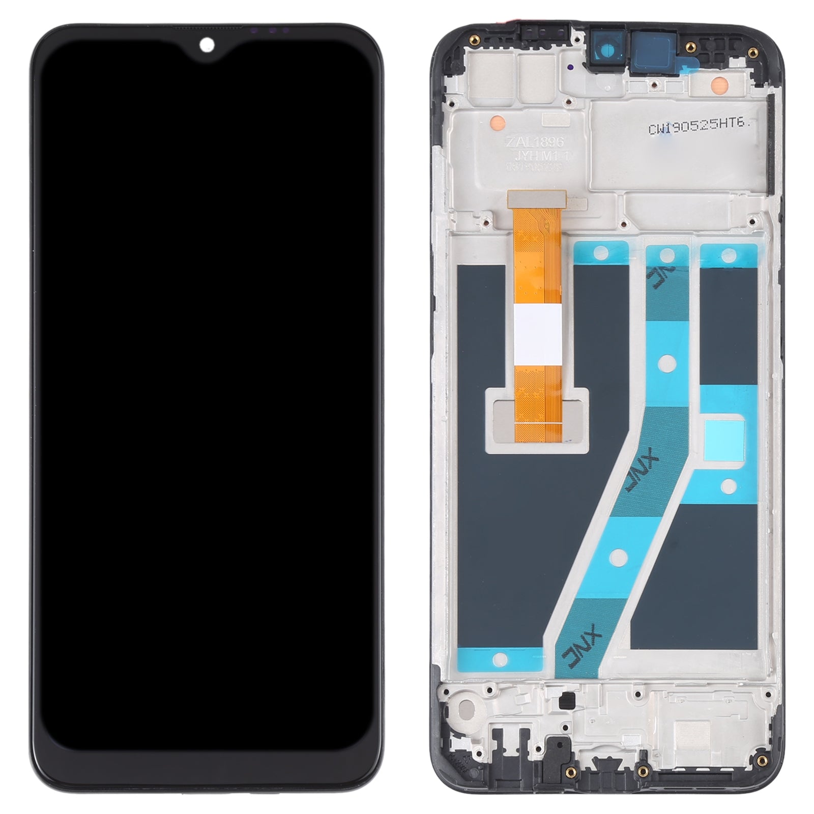 Ecran Complet LCD + Tactile + Châssis Oppo Realme C2 / A1K