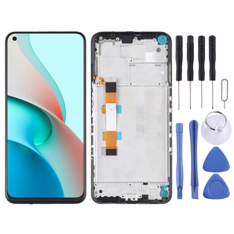 Original LCD Screen and Digitizer Complete with Frame For Xiaomi Redmi Note 9 5G / Redmi Note 9T 5G M2007J22C