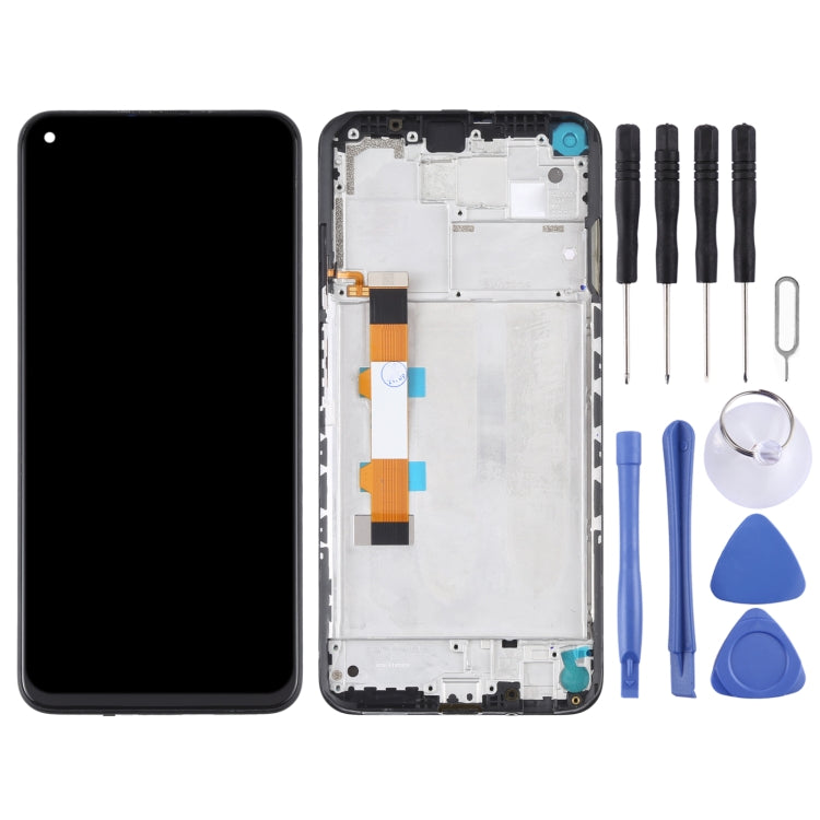 Original LCD Screen and Digitizer Complete with Frame For Xiaomi Redmi Note 9 5G / Redmi Note 9T 5G M2007J22C