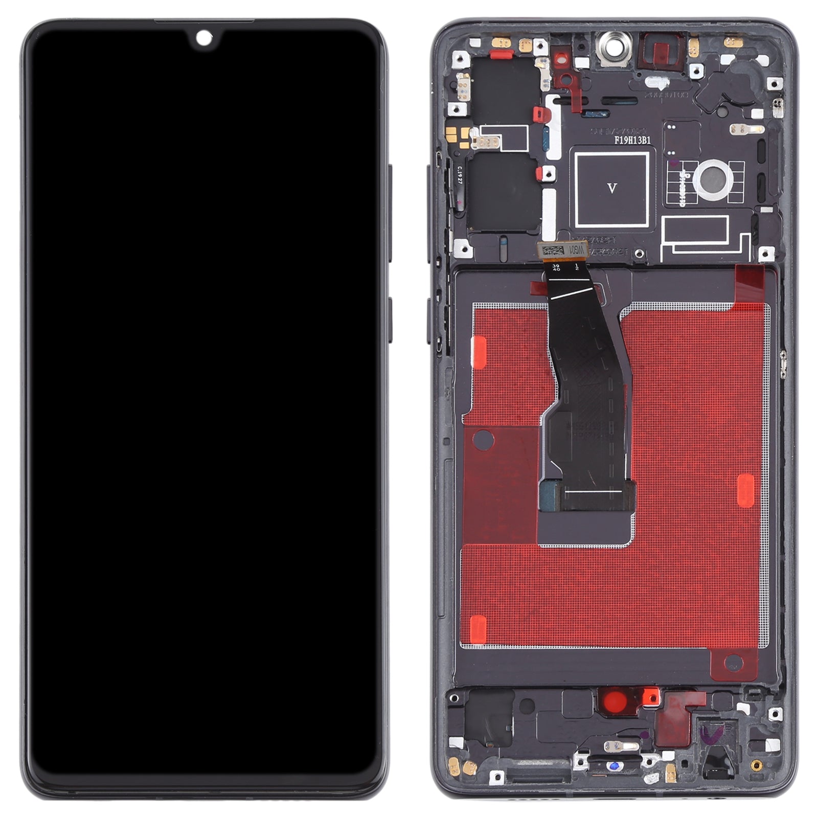 Pantalla Completa LCD + Tactil + Marco Huawei P30 Negro