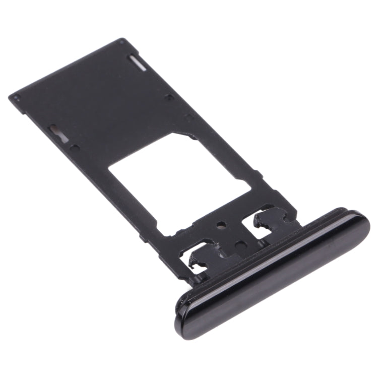 SIM Card + SIM Card / Micro SD Card Tray for Sony Xperia 5 (Black)