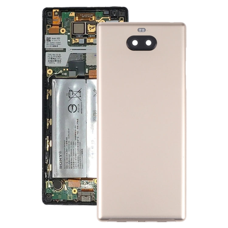 Tapa Trasera de la Batería Para Sony Xperia 10 Plus (Oro)