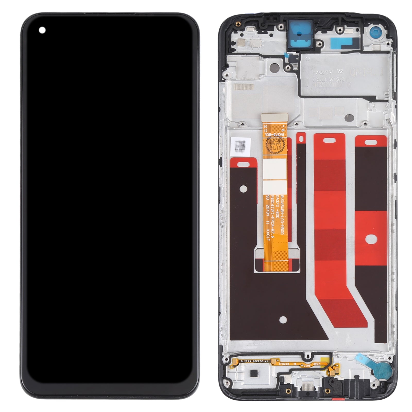 Pantalla Completa LCD + Tactil + Marco Oppo A32 PDVM00