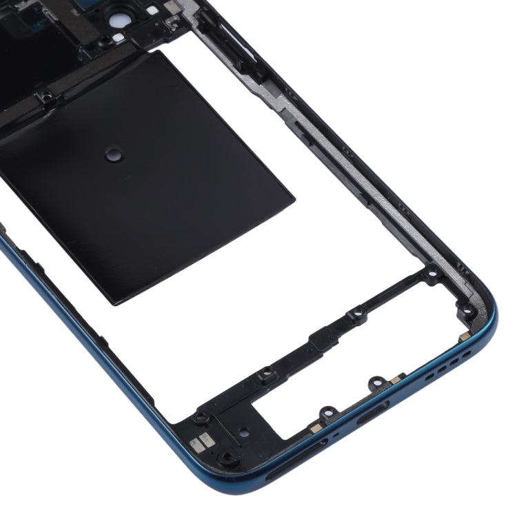 Original Middle Frame Bezel Plate For Realme X50 5G China RMX2051 ​​RMX2025 (Dark Blue)