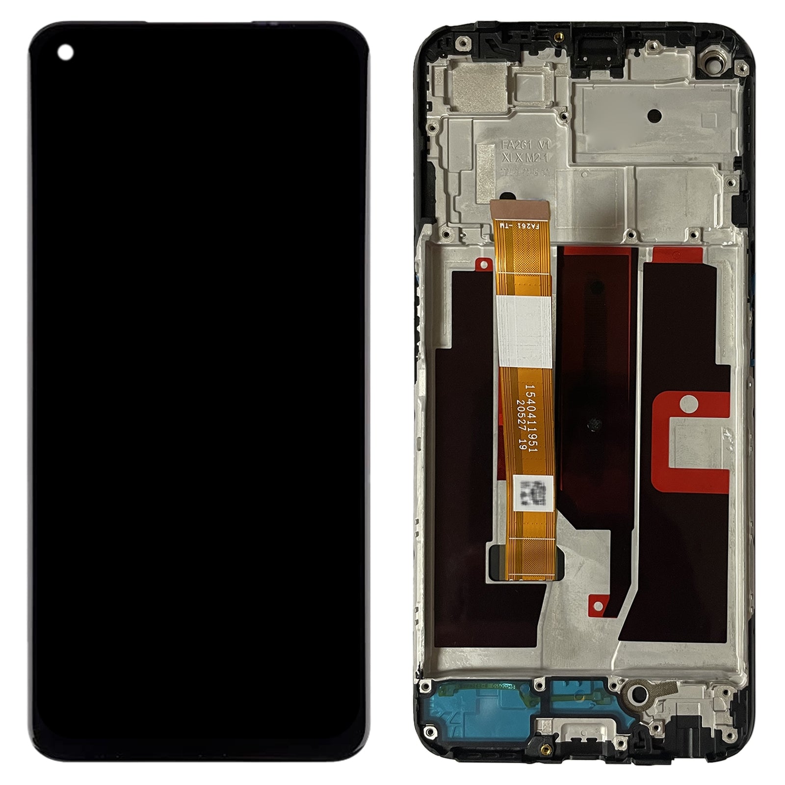 Pantalla Completa LCD + Tactil + Marco OnePlus Nord N200 5G DE2118 Negro
