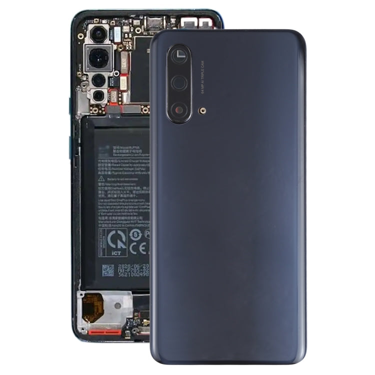 Battery Back Cover with Camera Lens Cover for OnePlus Nord CE 5G (Black)