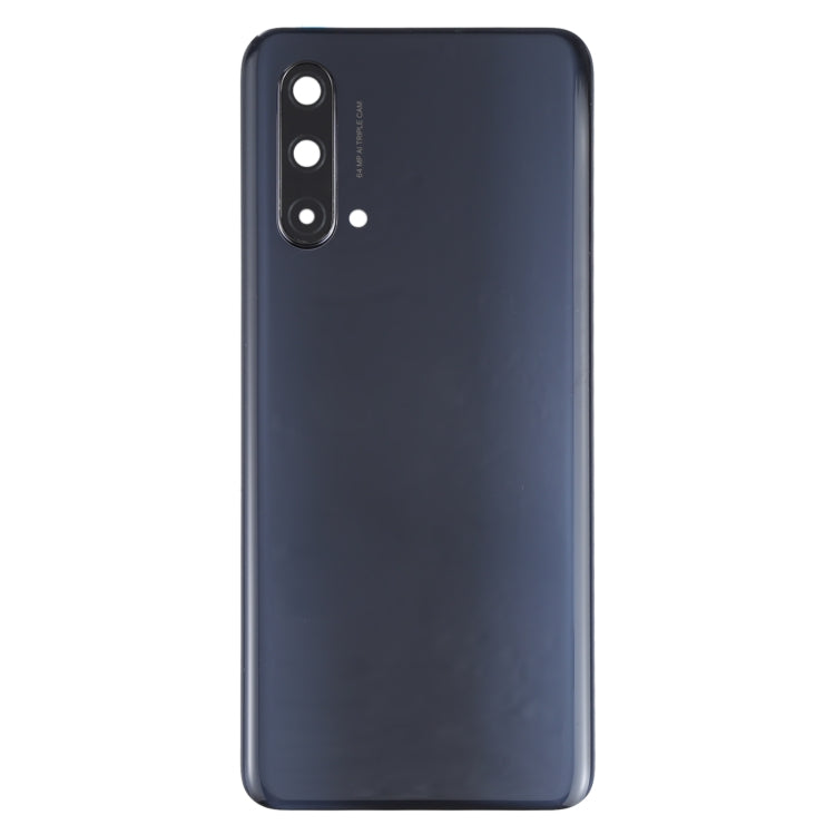 Tapa Trasera de la Batería con la Cubierta de la Lente de la Cámara Para OnePlus Nord CE 5G (Negro)