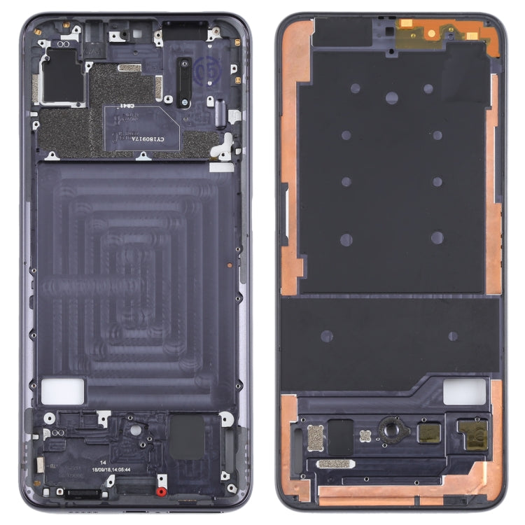 Placa de Bisel del Marco Medio Original Para Vivo Nex S (Negro)