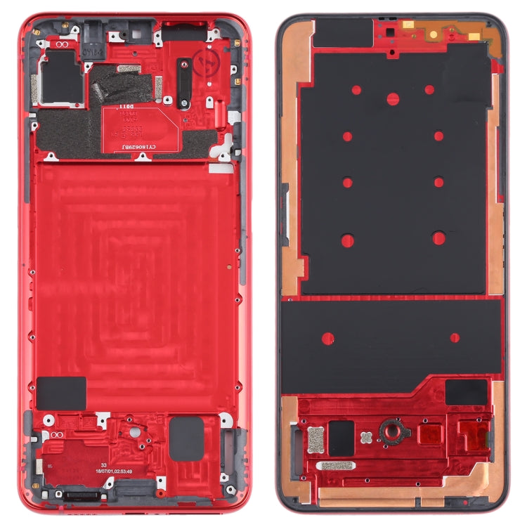 Original Middle Frame Bezel Plate for Vivo Nex S (Red)