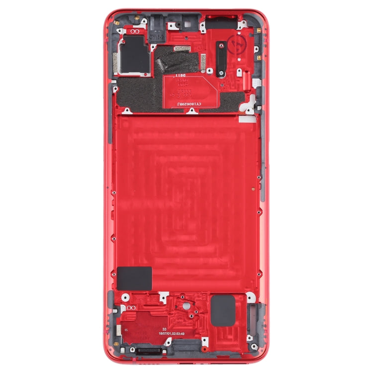 Placa de Bisel del Marco Medio Original Para Vivo Nex S (Rojo)